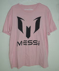 Messi #10 Pink Men’s XL Soccer Fan Tee Unisex
