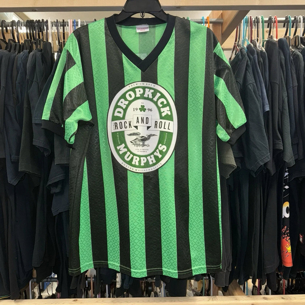 Drop Kick Murphys Boston Soccer Jersey Rock and Roll Size Large Unisex