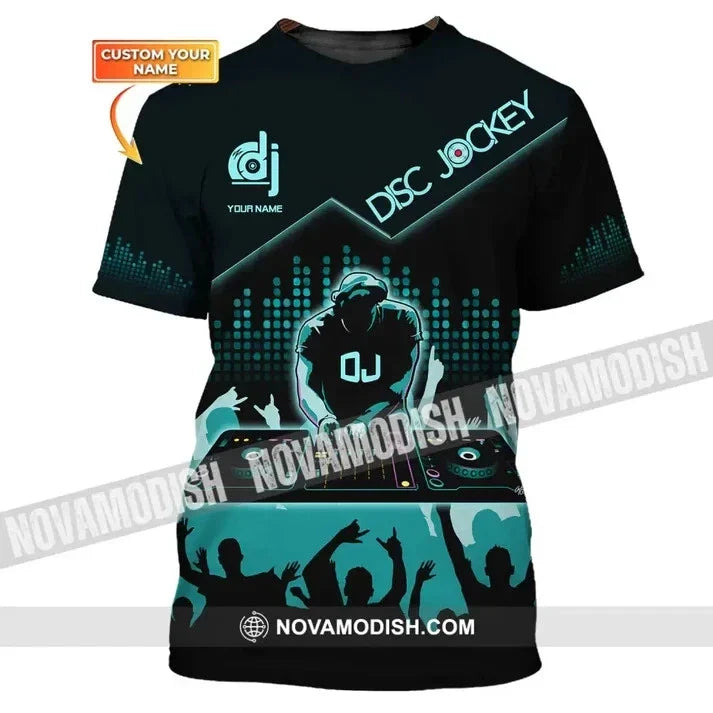 Custom Name Disc Jockey , DJ Shirt, Gift For DJ HS954 Unisex