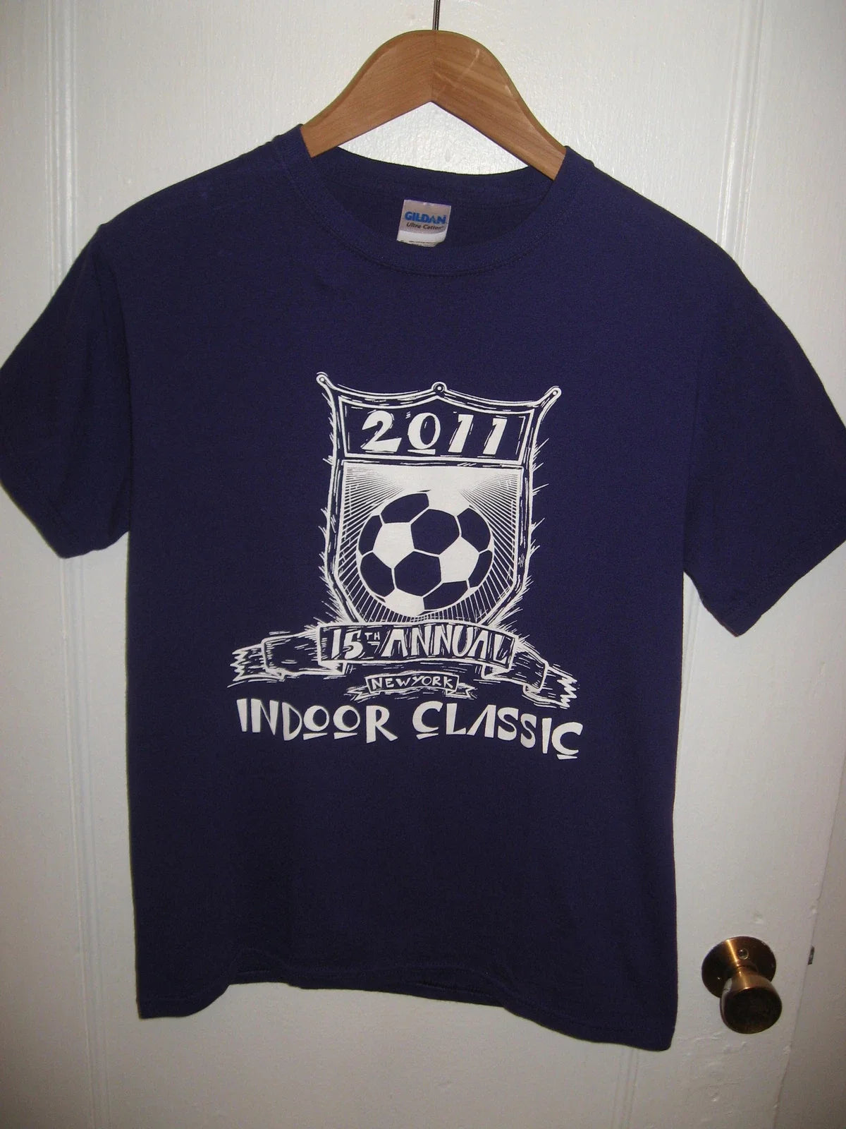 New York Indoor Classic Soccer Football League Classic 2011 Rock Bar T Shirt Sm Unisex