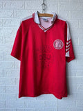 Vintage Denmark 1998 World Cup #11 Laudrup France 98 DBU Fan Soccer Jersey Unisex