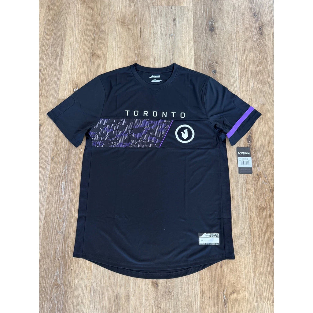 Activision Call of Duty League Toronto Ultra Jersey Black Purple Mens Large NEW Unisex