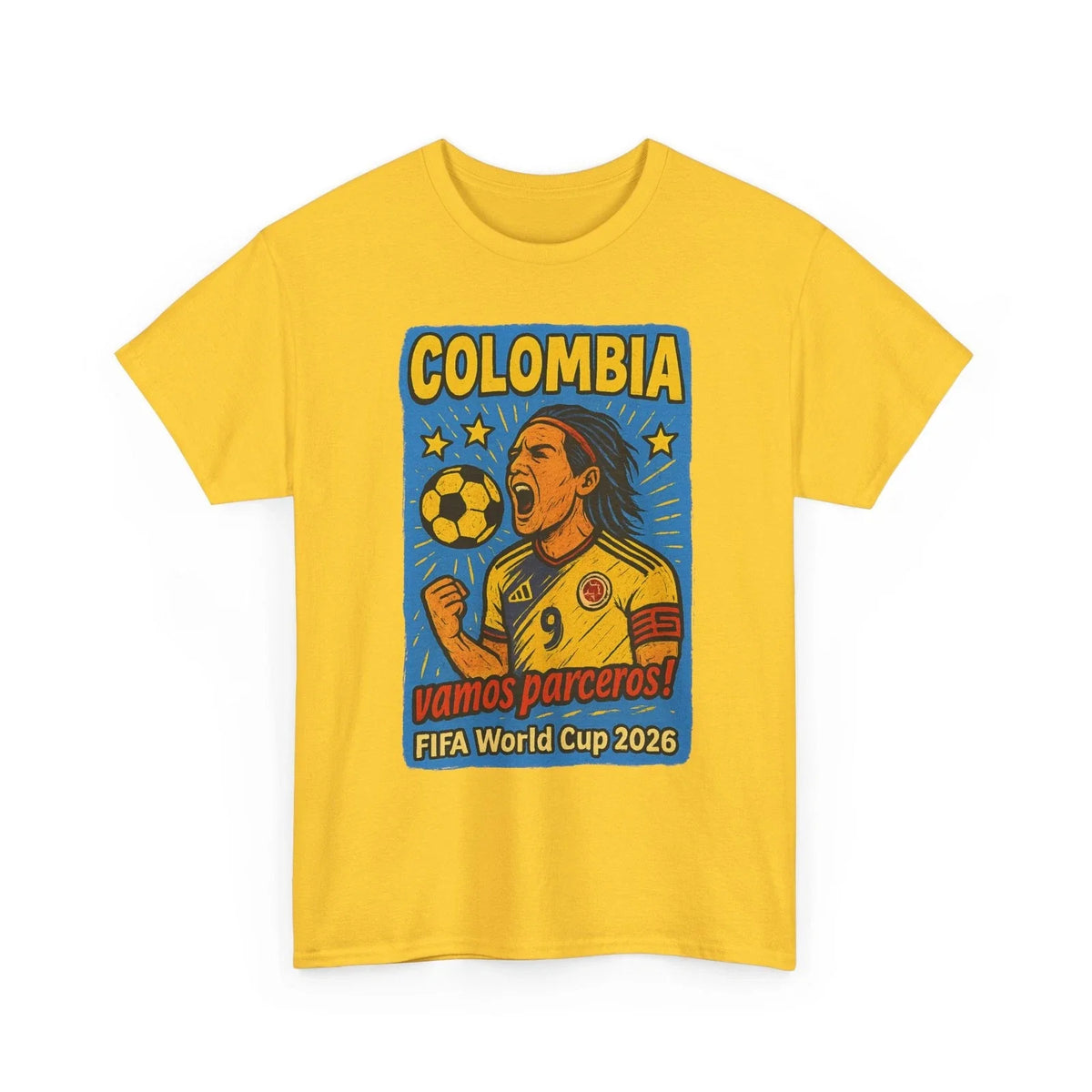 Colombia Vamos Parceros World FIFA Cup 2026 | Falcao Inspired Soccer Tee Unisex