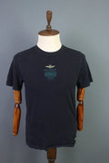 Aeronautica Militare Blue Short Sleeve Size M Unisex