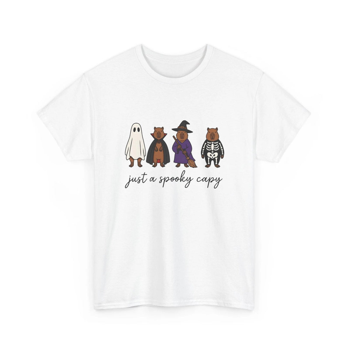 Capybara Outfits Shirt Halloween Pet Gift Women Adorable Tee Rodent T-Shirt