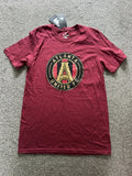 NWT Mens Atlanta United Graphic , Size Small, Claret Red, Football, (G27) Unisex