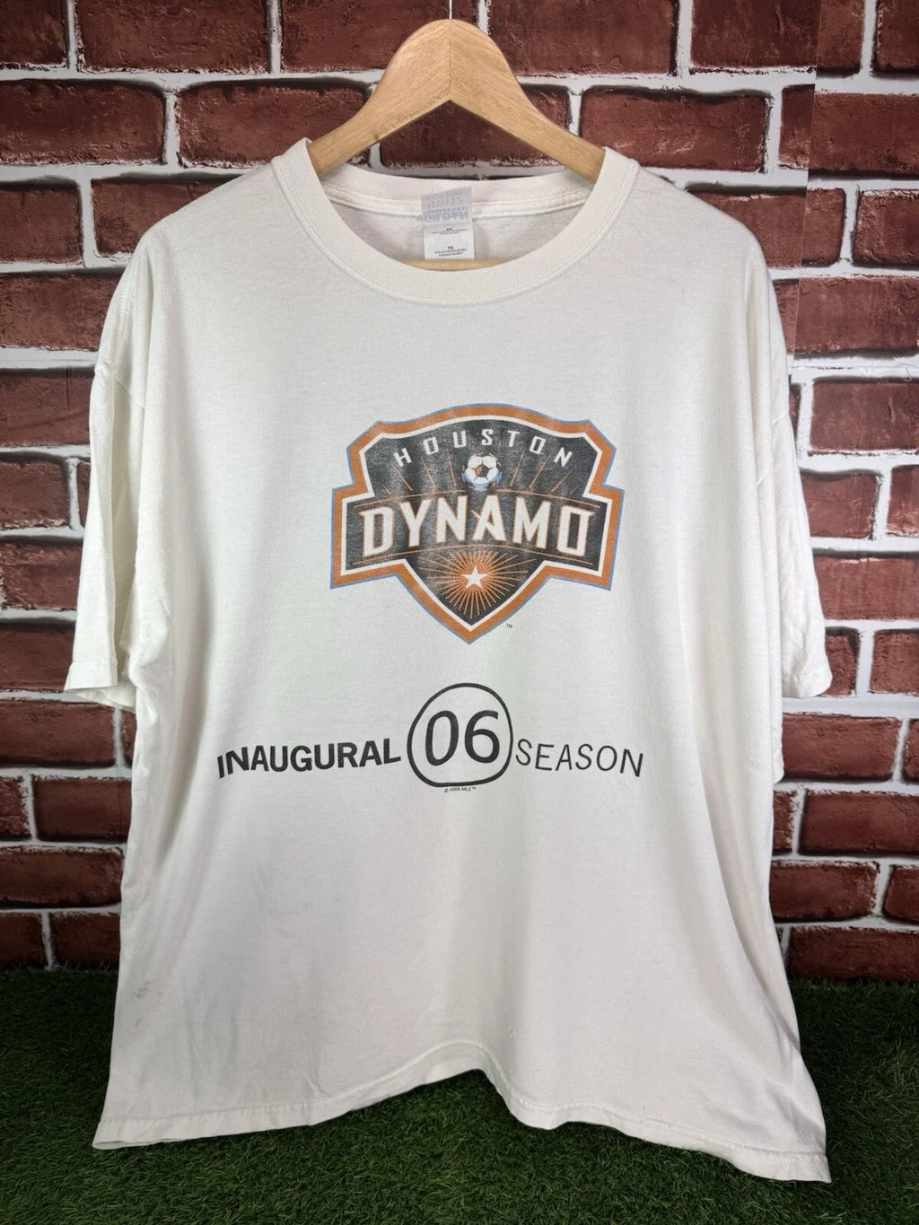 Vintage Y2K Houston Dynamo FC MLS Inaugural 2006 Season Promo XL Boxy Unisex