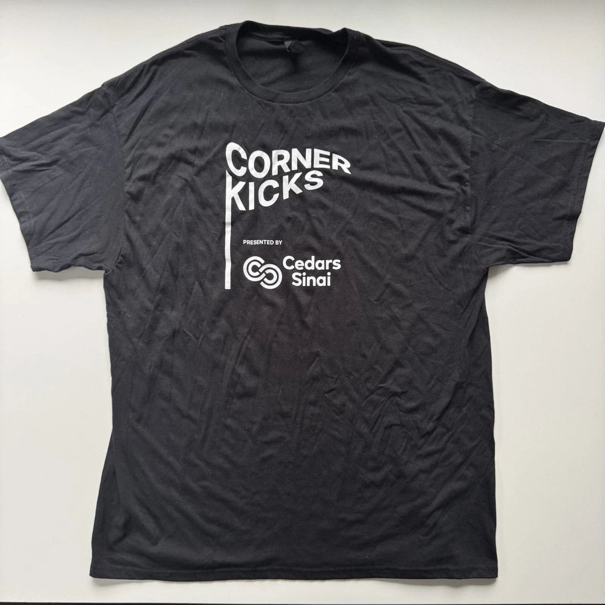 GILDAN Corner Kicks Angel City Football Club T Shirt XL Black ACFC Tee Soccer Unisex