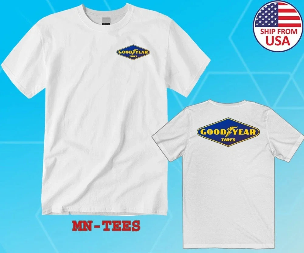 Goodyear Tires White Size S-5XL Unisex