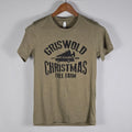 Bella Canvas Mens S Griswold Christmas Tree Farm Graphic Tee Olive Green S Gift Unisex