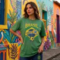 Brasil Football Fan A Selecao Tiger Soccer Supporter Gift Unisex