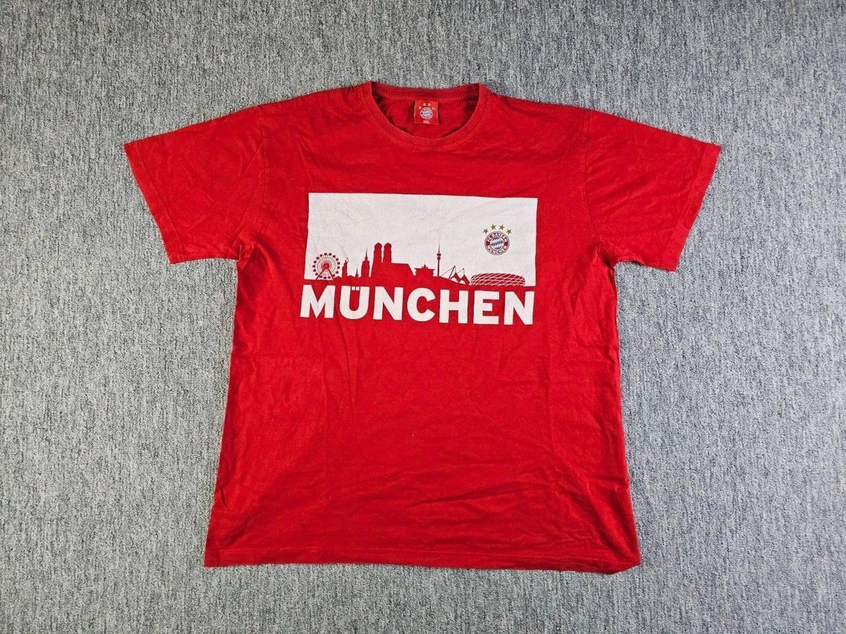 FC Bayern Munich Men's 2XL Graphic Tee Football Soccer Blokecore Fan Unisex