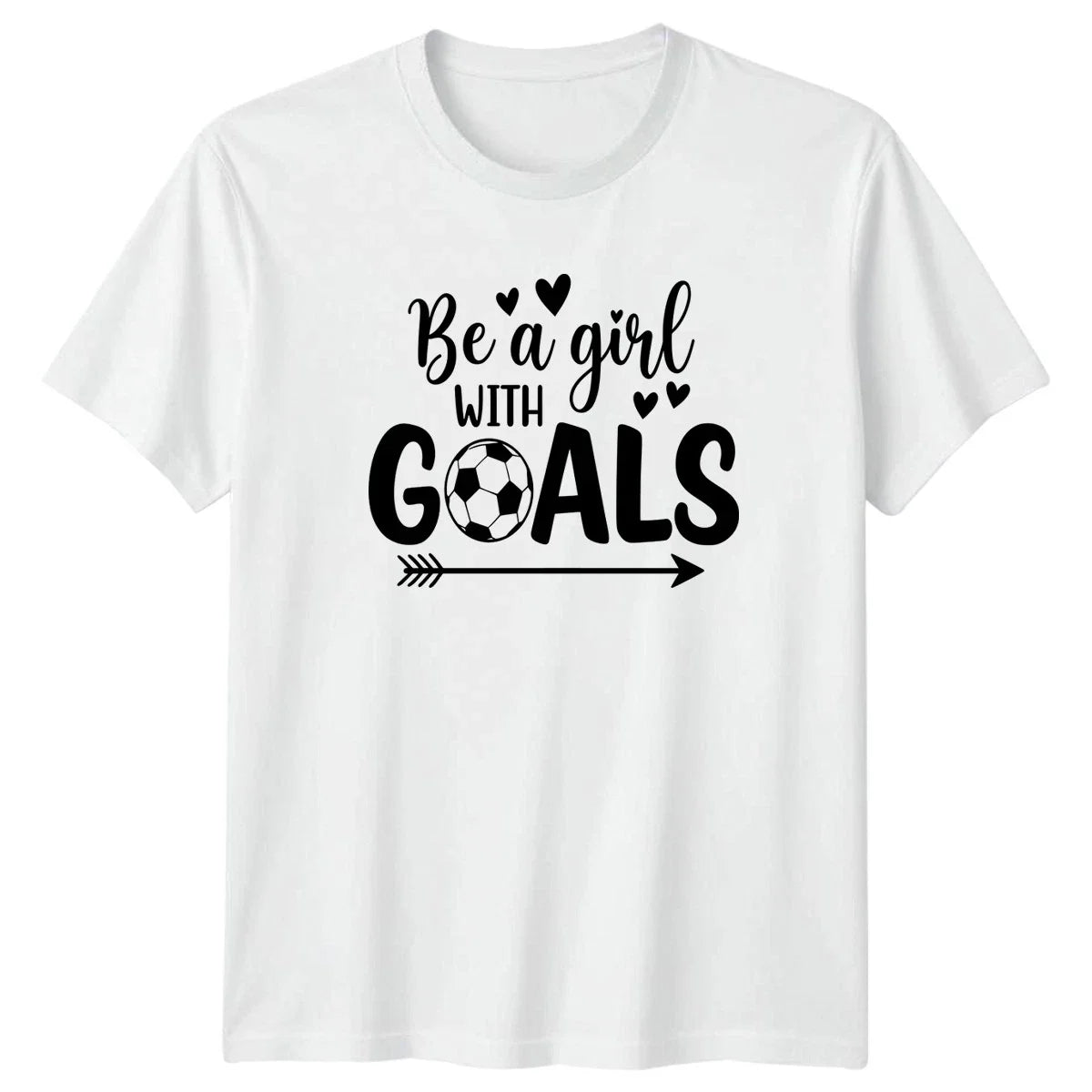 Be A Girl With Goals Womens Womens Soccer Soccer Birthday Gift For Her Unisex
