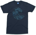 Japanese Wave Art The Great Kanagawa Modern Japan Painting - Unisex Tee Unisex