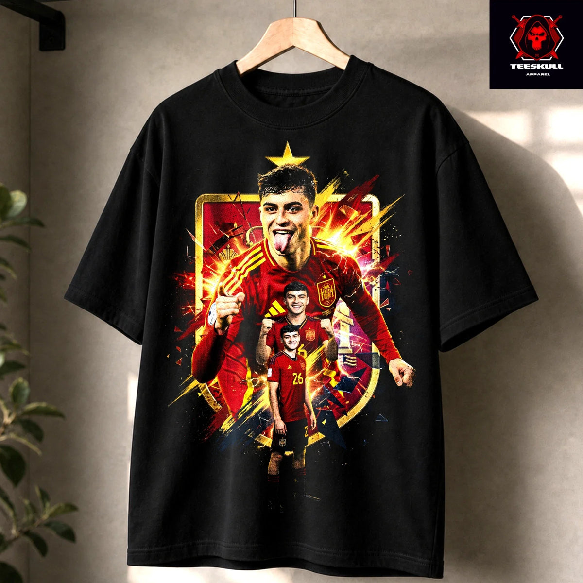 Pedri 2026 World Cup Spain Football Legends Premium Cotton S-3XL🔥 Unisex