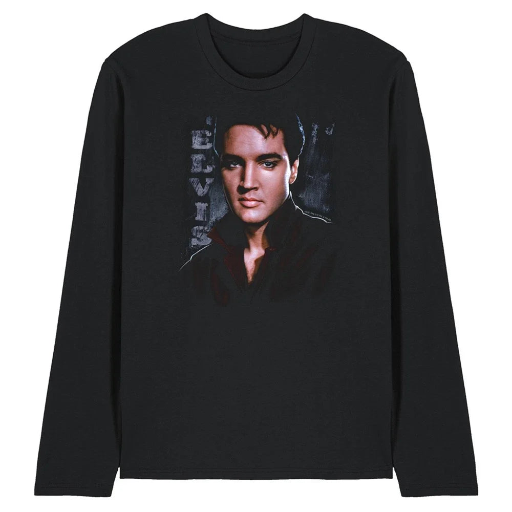 Elvis Presley Tough Unisex Long Sleeve S-2XL, Black Unisex