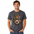 South Korean Tiger Soccer Ball Korean Football Fan Graphic Tee Unisex