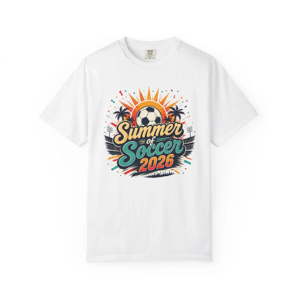 Summer of Soccer 2026 World Football Fan Tropical Graphic Design Unisex
