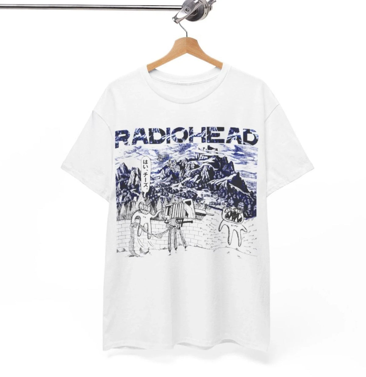 Radiohead Shirt, Radiohead Tee Radiohead Graphic Tshirt Vintage Band Tee Unisex