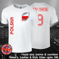 Poland Polska Football Fan Personalised Mens Ladies Kids Euros World Cup Unisex