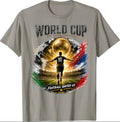 Soccer Football - WM World Cup 2026, Black Unisex