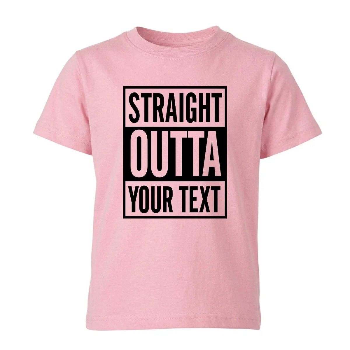 Personalised Straight Outta Custom Your Text Name Funny Gift Kids Unisex Unisex