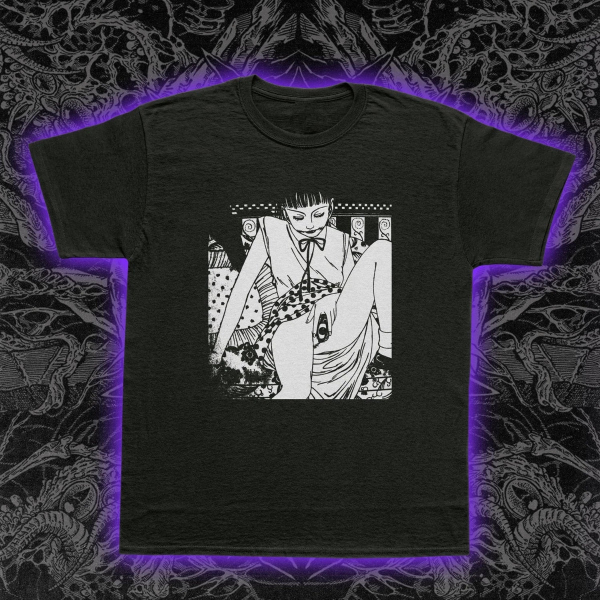 Suehiro Maruo Whispering Eye Ero-Guro Japanese Horror Manga Art Tee Unisex