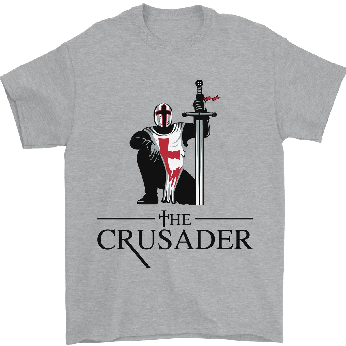 The Crusader Knights Templar St Georges Day Mens 100% Cotton Unisex