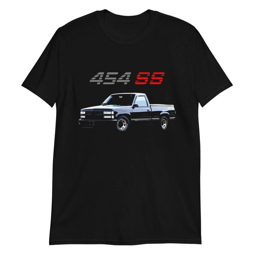 1990s Chevy 1500 454 SS Pickup Truck Short-Sleeve Unisex