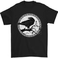 Viking Crow Celtic Norse Valhalla Odin Thor Mens 100% Cotton Unisex