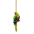 Stylish Flat Macaw Design Vehicle Embellishment Suitable for Modern Auto Decors Unisex
