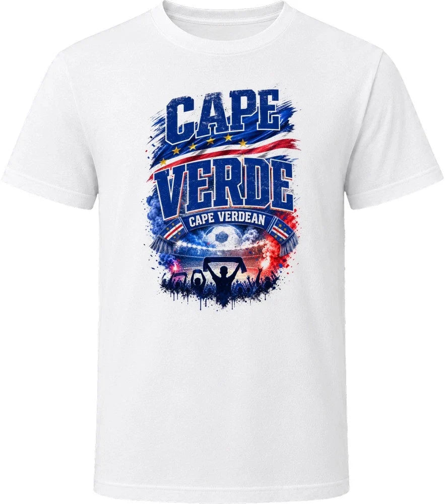 Cape Verde Cape Verdean Soccer Football National Supporters T Shirt Unisex