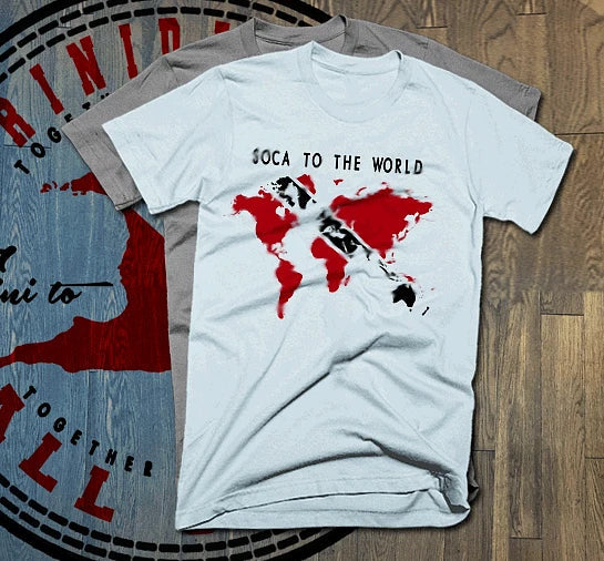 Trinidad Trinidad and Tobago flag TNT Carnival Soca Island WHITE tee Unisex