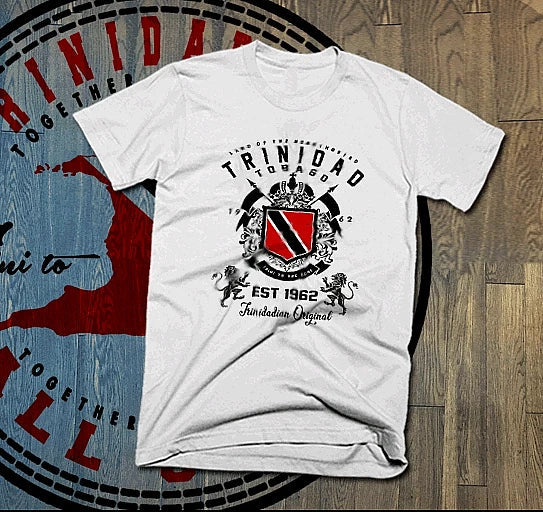 Trinidad Trinidad and Tobago flag TNT Carnival Soca Island crest tee Unisex
