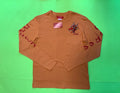 New GUESS Los Angeles Men’s Long Sleeve Size MEDIUM Yellow w/Red Cotton Unisex