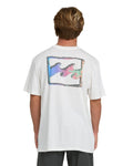 Billabong Crayon Wave Premium Tee - Men's - Medium / Off White Unisex
