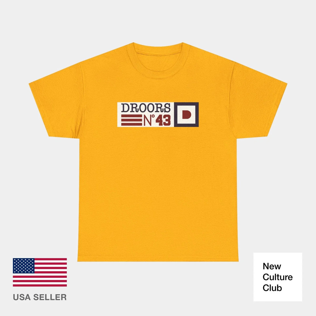 Droors N°43 Nautical Heritage Logo Classic 90s Skateboarding Print Unisex