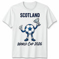 Scotland Unisex Football T Shirt Game Day 2026 Novelty White Or Yellow Tee Unisex
