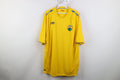 Vintage Umbro Mens XL World Cup Training Brasil Soccer Football Jersey Yellow Unisex