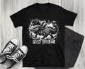 Punk Axolotl T-Shirt, Edgy Amphibian Tee, Alternative Goth Grunge Animal