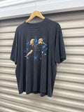 Vtg 2003 Elton John Billy Joel Shirt Men's XL Black Concert Face 2 Face Tour Unisex