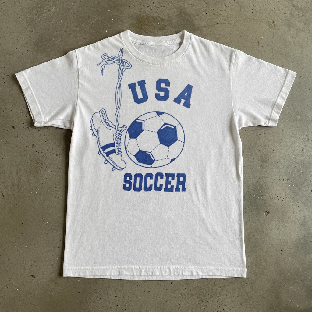 Vintage USA Soccer Tee Unisex