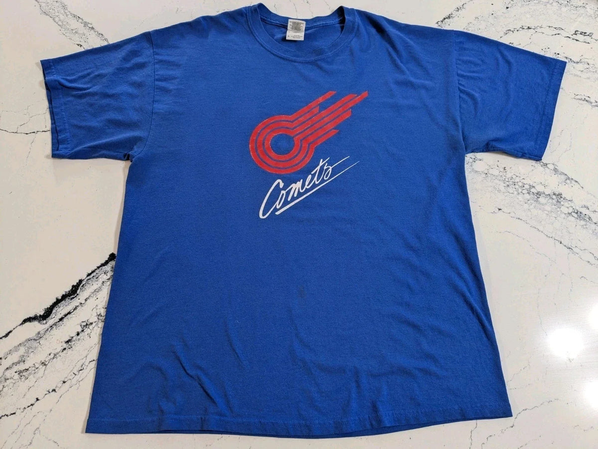 Vintage 90's Y2K Kansas City Comets Graphic T Shirt L/XL MISL Indoor Soccer Unisex