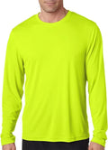 Hanes Cool DRI With Fresh IQ Long Sleeves Performance Hi-Viz S-3XL Unisex