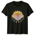 In Darkness She Glows Womens Celestial Moth Mystical Birthday Unisex