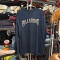 Billabong Long Sleeve Graphic Navy Blue Size XL Unisex
