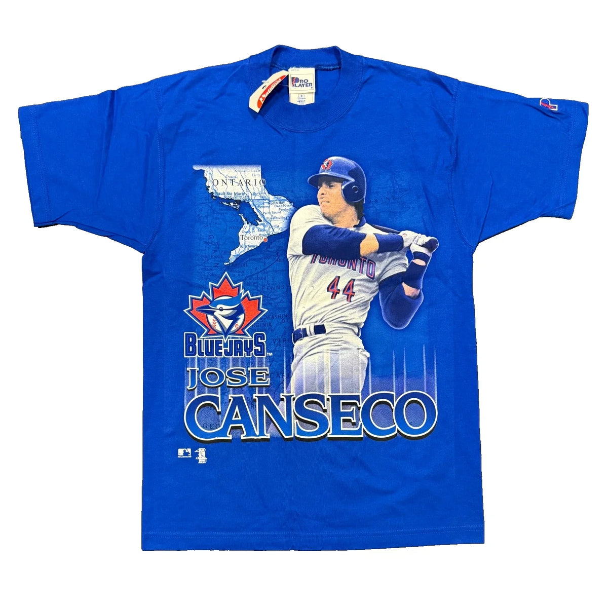 1998 Vintage Pro Player Jose Canseco Toronto Blue Jays Men's Medium New Unisex
