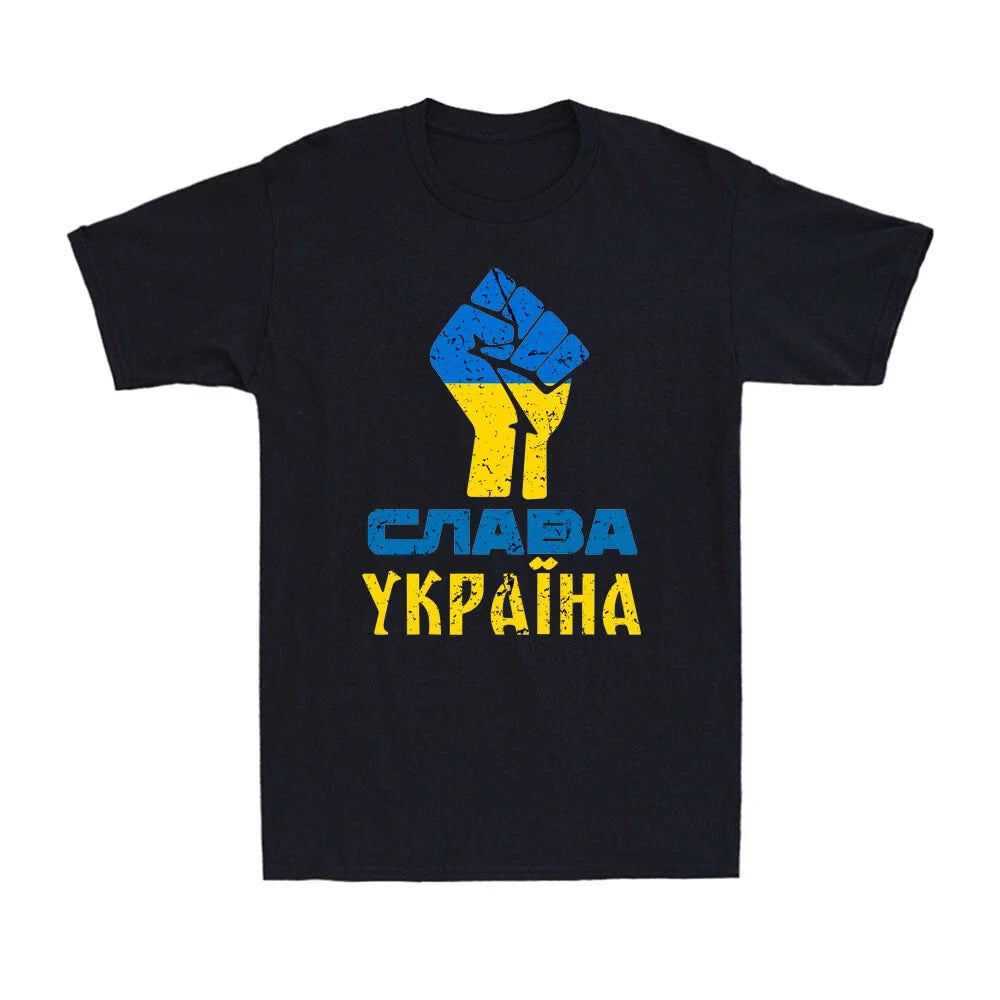 Glory To Ukraine Slava Ukraine Ukrainian Support Peace Stop War Unisex