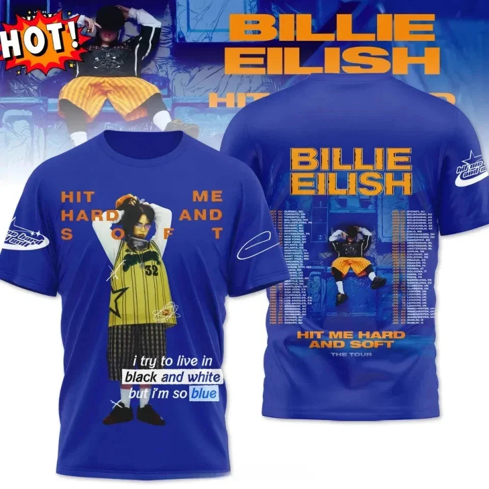Billie Eilish Hit Me Hard And Soft Tour 2025 3D M837 Unisex