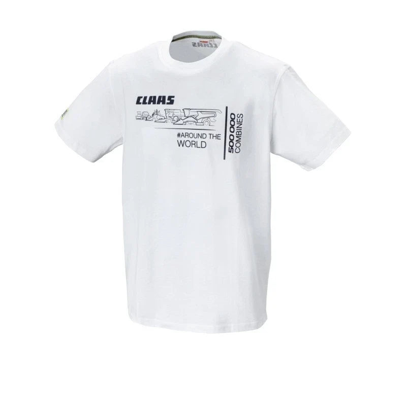 NEW MENS CLAAS 500,000 COMBINES - WHITE Unisex